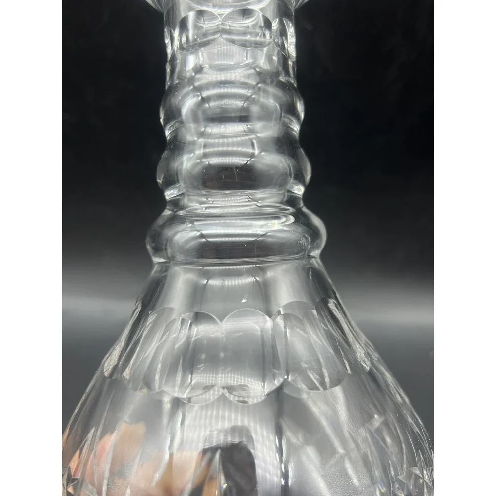 Vintage Waterford Clear Crystal WAT7 Pattern Decanter and Glasses Set